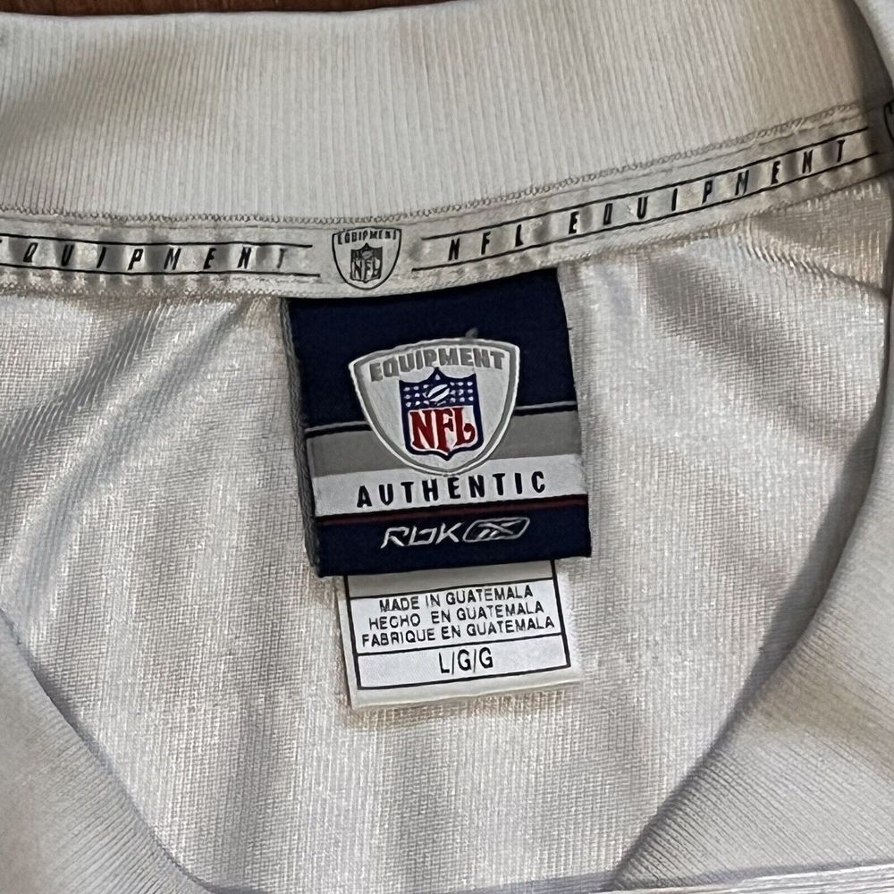 Dallas Cowboys Jersey NFL Reebok Large #81 Terrell Owens On field Mens‎ White - Picture 6 of 6